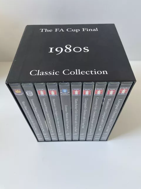 The FA Cup Final 1980s Classic Collectors Edition Very Rare 10 DVD Boxset