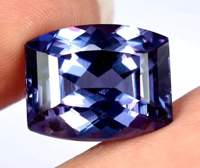 Naturel 14.10 Ct Changement de couleur brésilienne Alexandrite Fancy Cut...