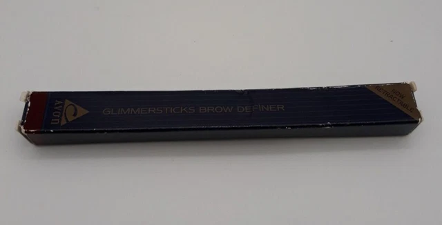 new Avon glimmersticks eye brow definer liner pencil - soft black