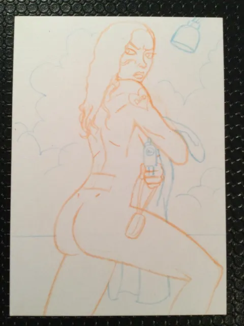 Plug In Your Own Character: Bathhouse Killer Original Sketch Card Art Commission