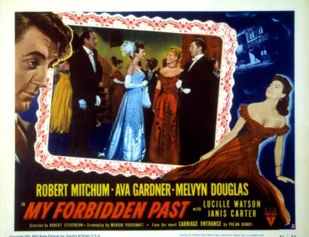 My Forbidden Past Lobby Card Robert Mitchum Ava Gardner OLD MOVIE PHOTO