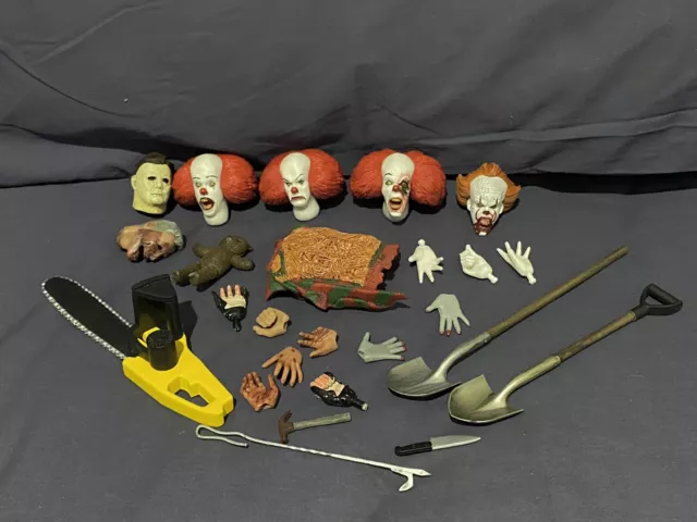 IT & Michael Myers NECA Spare Head & Accessories 7 Inch Action Figure Halloween