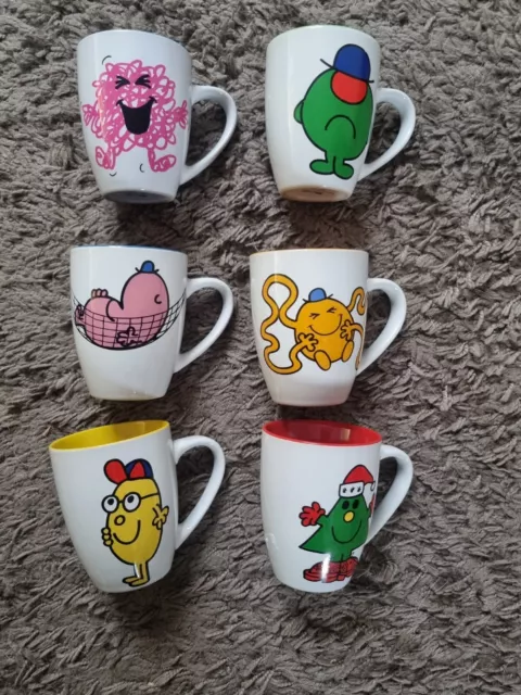 Lot 6 Tasses Mugs Monsieur Madame Thoip