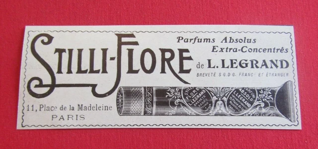 Advertising Pub Vintage Publicite Ancienne Advert 29.2 Stilli Flore De L Legrand