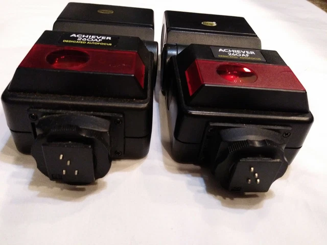 2 Achiever  260AF Shoe Mount Flash for  Nikon Cameras 6