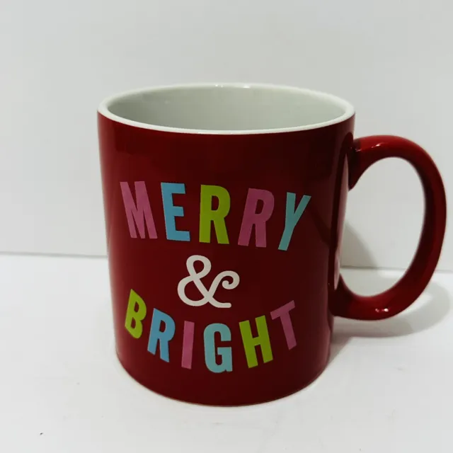 FAO Schwartz Large Christmas Coffee Tea Mug Merry And Bright Collectible
