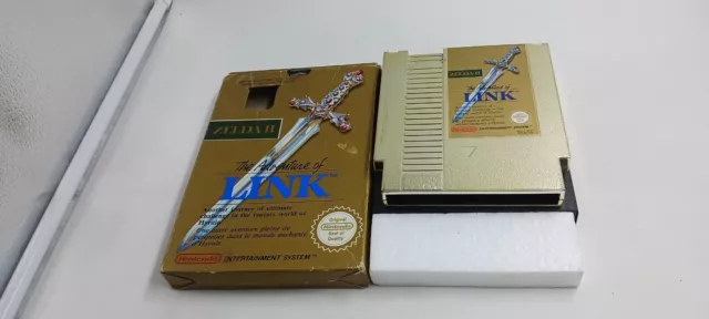 Jeu Nintendo NES Zelda II The Adventure of Link en boite sans notice
