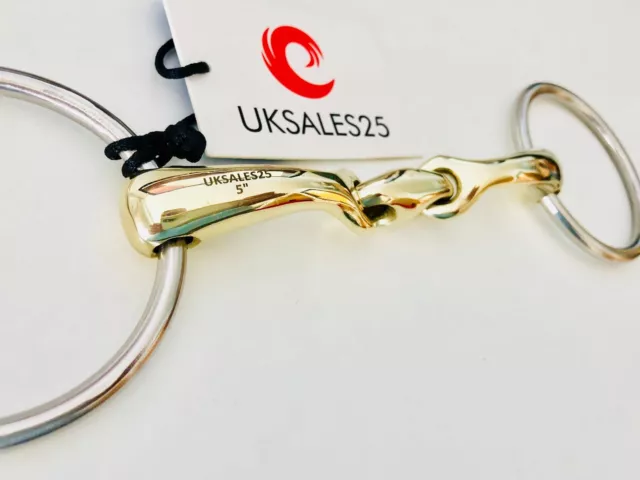 Loose Ring Snaffle Curved Oval MP GS & SS (UKSALES25®) *SAME DAY DISPATCH*