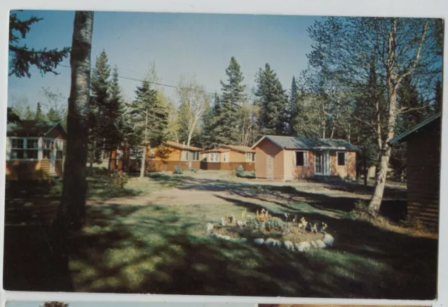 Vintage Tomteboda Cabins North Shore Grand Marais Minnesota Postcard