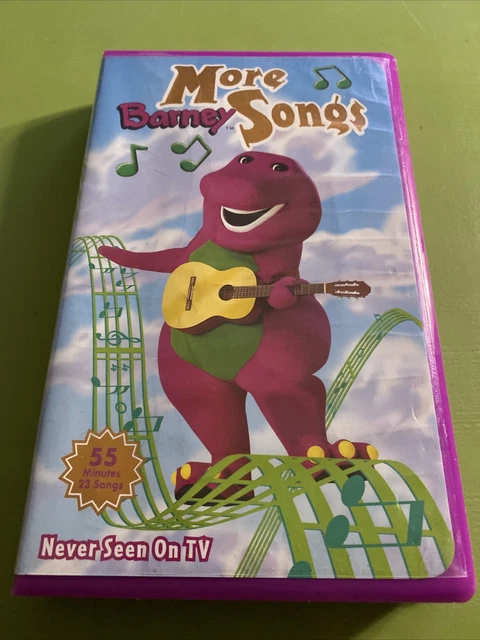 BARNEY: MORE BARNEY Songs (VHS, 1999) EUR 11,76 - PicClick FR