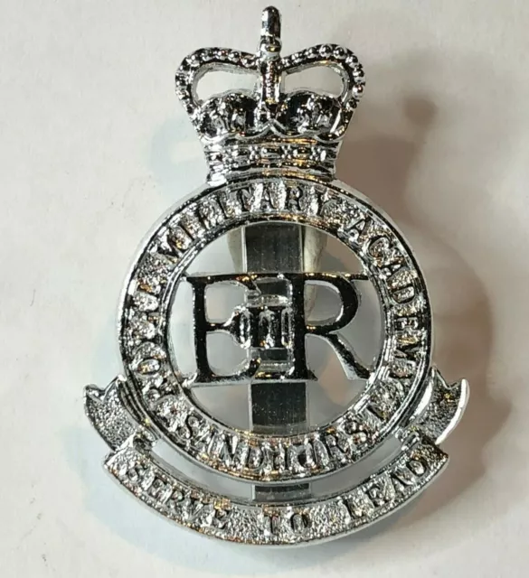 Royal Military Academy Sandhurst Staybrite Cap Badge Anodised Staybright gaunt