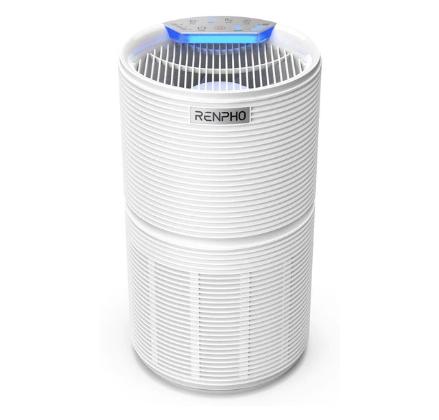 Air Purifier 600 sq ft. HEPA Filter Air Cleaner Pet Hair Allergies Smokers Odor