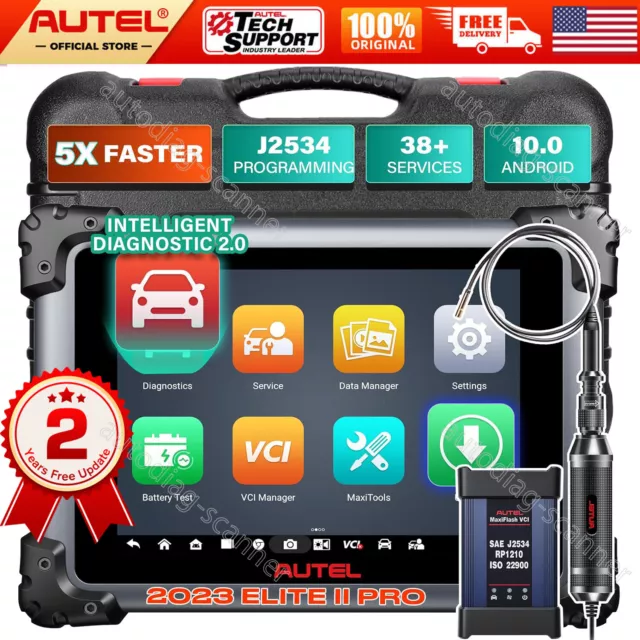 Autel MaxiSys Elite II Pro ULTRA Diagnostic Scanner J2534 Programming Key Coding