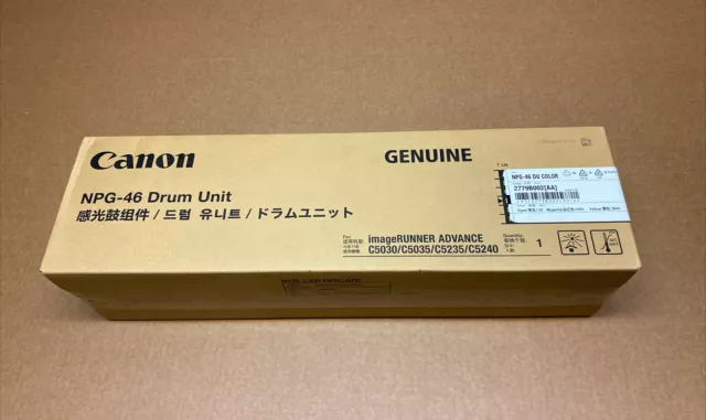 Genuine Canon NPG-46 Colour Drum Unit 2779B002 C5030/C5035/C5235/C5240