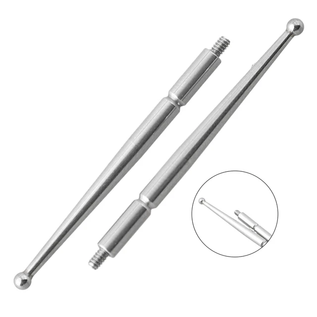 2X Contact Points for Dial Test Indicator D2mm Carbide Ball L36 8mm M1 6 Thread