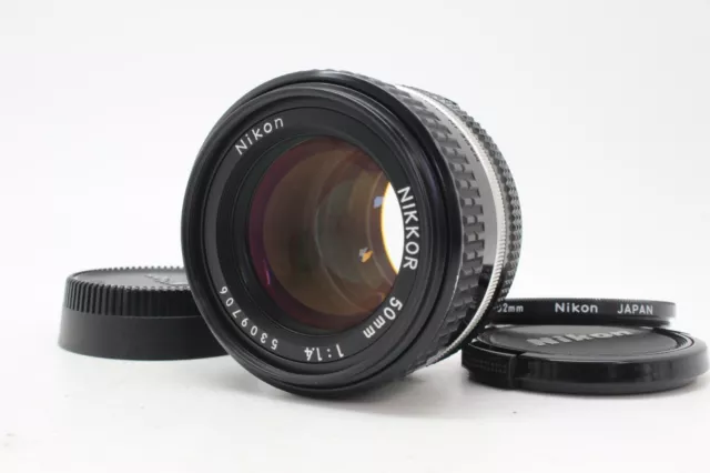 【 MINT 】 NIKON Ai-S NIKKOR 50mm F1.4 MF Standard Lens For F Mount From JAPAN