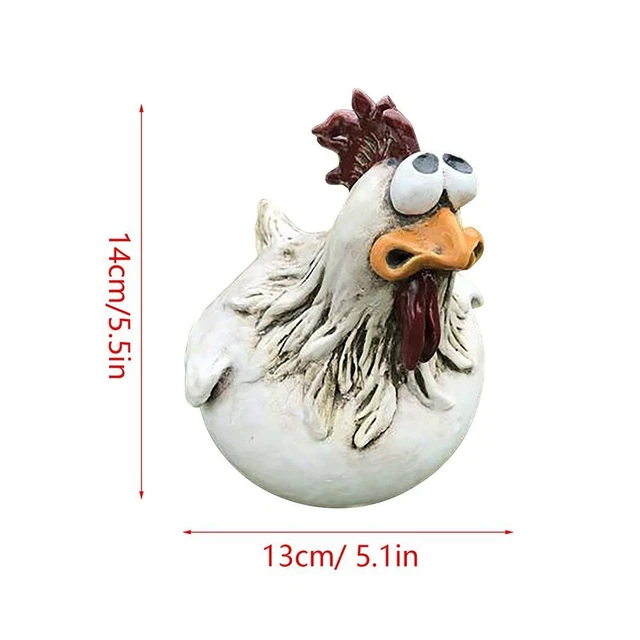 Hof Rasen Henne Harz Hahn Clip Zaun Huhn Statue Garten Skulptur 2