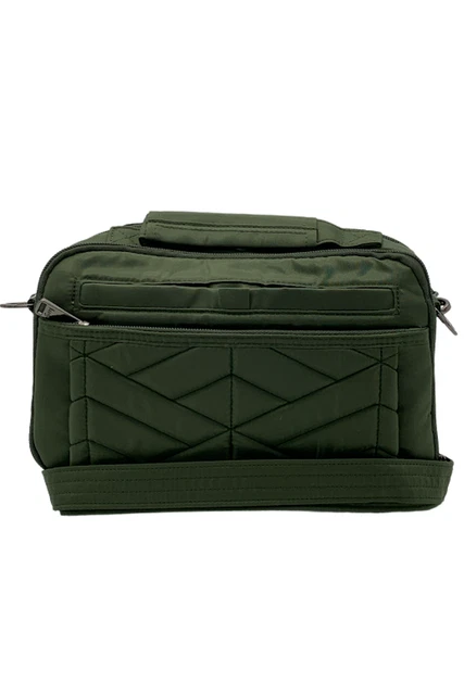 Lug RFID Top Handle Crossbody Bag Scoop 2 Olive Green