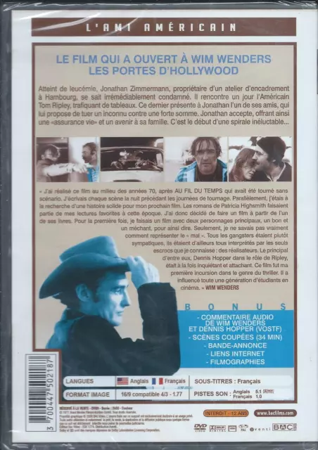 DVD L'Ami Américain Wim Wenders,Dennis Hopper NEUF ( envoi en suivi ) 2