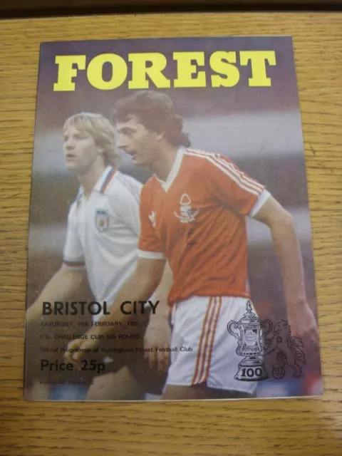 14/02/1981 Nottingham Forest v Bristol City [FA Cup] . Thanks for viewing this i