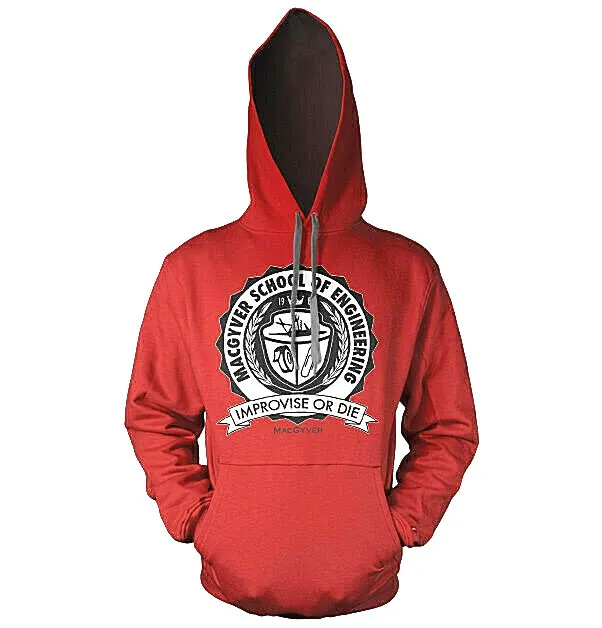 Macgyver Engineering Hooded Sweat-Shirt Cotton officially licensed