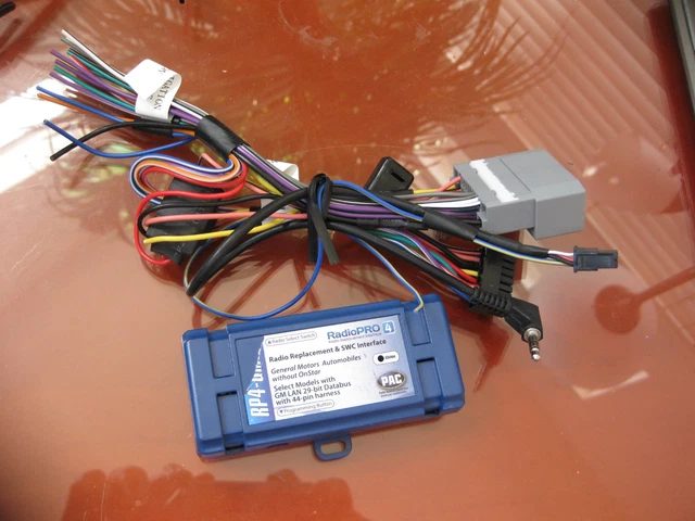 PAC Radio Replacement And Steering Wheel Control Interface For Select Chrysler Dodge Jeep And Ram Vehicles Blue