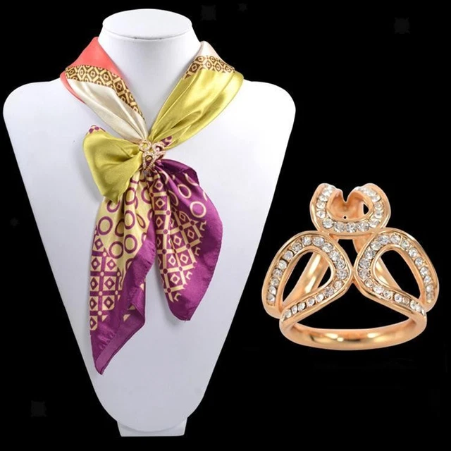 Broche Porte-foulard Ou Anneau à Foulard, Clip Boucle En Alloy, 2,4 Cm, Neuf
