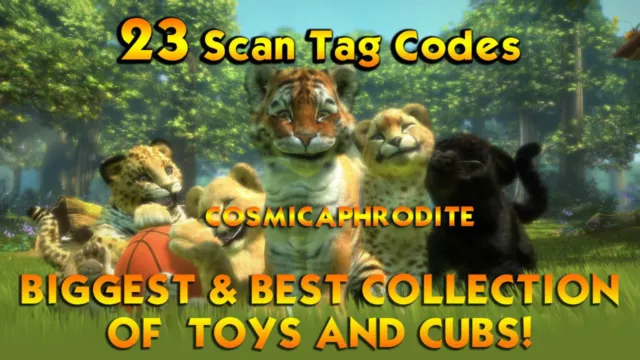 KINECTIMALS 23 SCAN TAG Xbox 360 DLC TOY ANIMAL CODES CATS KINECT CAMERA $4.99 - PicClick