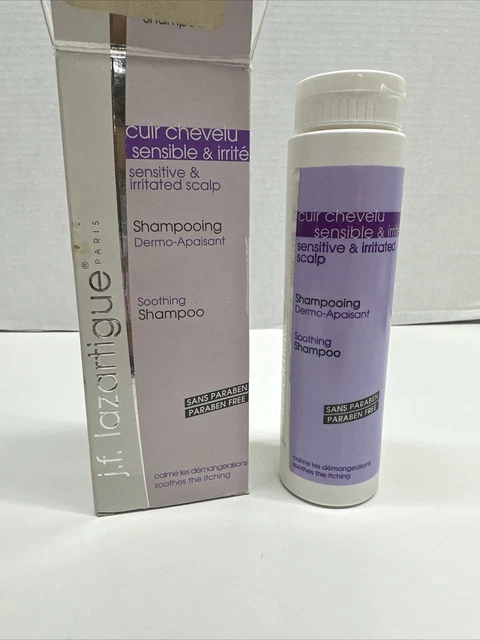 Champú calmante J. F. Lazartigue cuero cabelludo irritado sensible libre de parabenos 6,8 oz