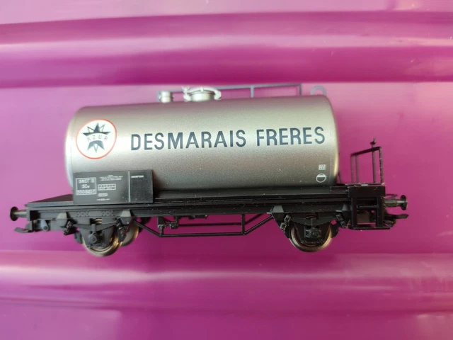Wagon Citerne Azur Trains Rousseau - Desmarais Frères - Kit Monté - France