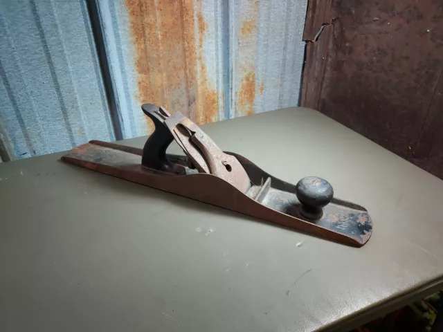 Old STANLEY BAILEY No. 7 Smooth Bottom Plane Sweetheart Logo (1925-28) Tool
