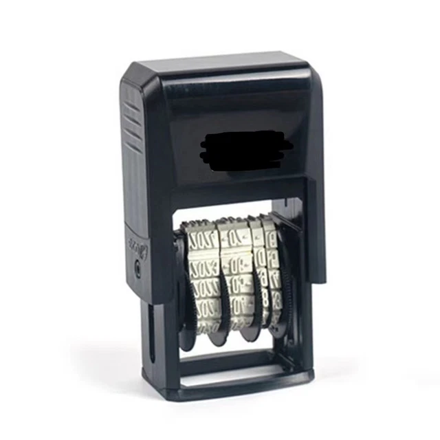 Trodat Mini Dater 4810 selbstfärbender Gummistempel für Datum und Nummern