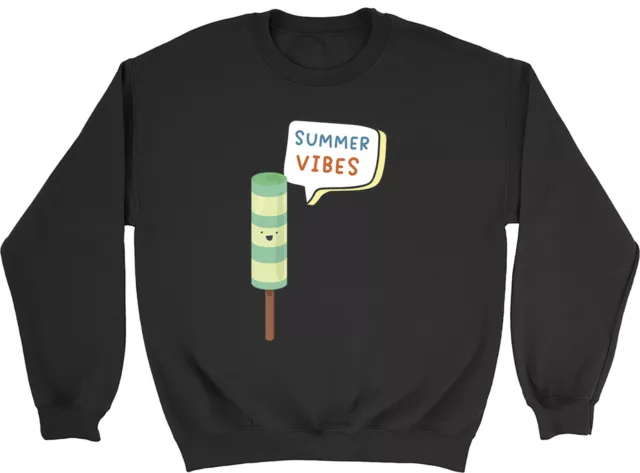 Sommervibes - Drei eisgrüne Kinder Pullover Sweatshirt Junge Mädchen Geschenk