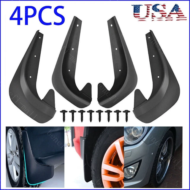 UNIVERSAL CAR MUD Flaps Splash Guards for Front Rear Auto Car