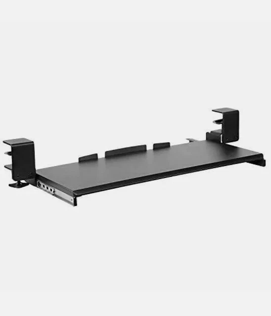 Mount-It! Clamp-On Adjustable Keyboard and Mouse Tray