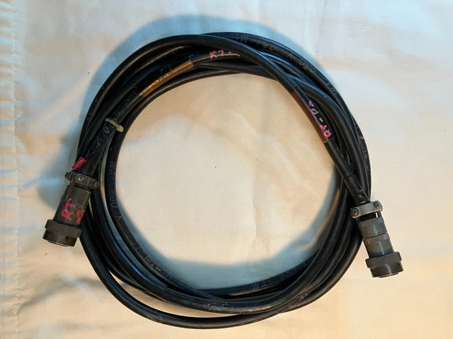 15-foot 10-conductor cable for Harris radios, see photos, condition unknown