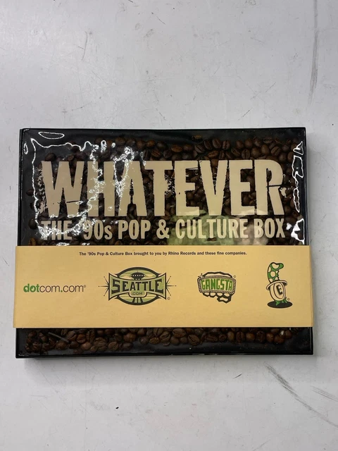 WHATEVER THE '90S Pop and Culture Box-plus Original Book-READ EUR