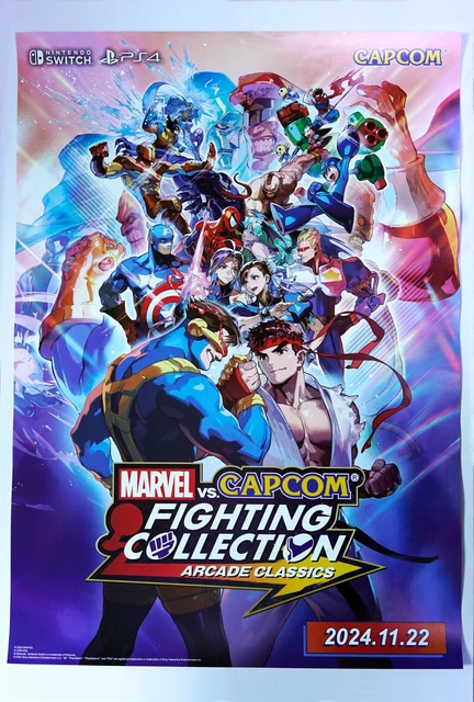 2017 MARVEL VS Capcom Infinite Gamestop Promo Poster $1.36