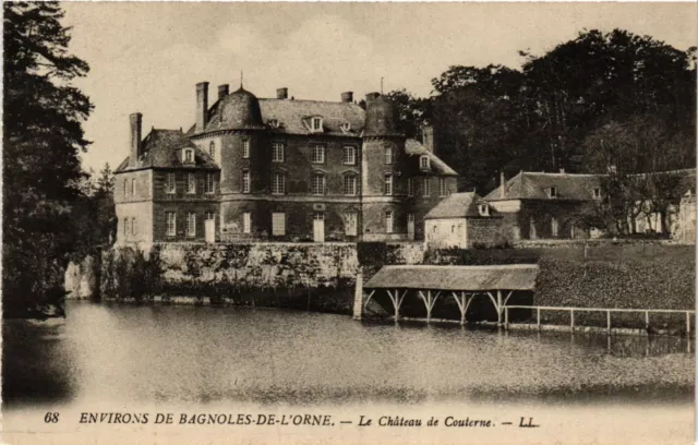 CPA AK Env. de BAGNOLES-de-l'ORNE - Le Chateau de COUTERNE (355332)