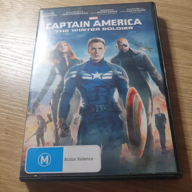 Captain America The Winter Soldier DVD R4 FREE POST