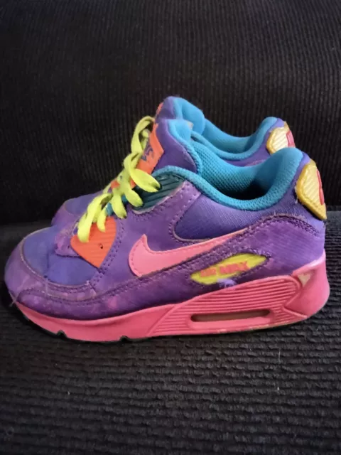 NIKE SHOES TODDLER 12C Air Max Fashion Hyper Grape Pink Yellow