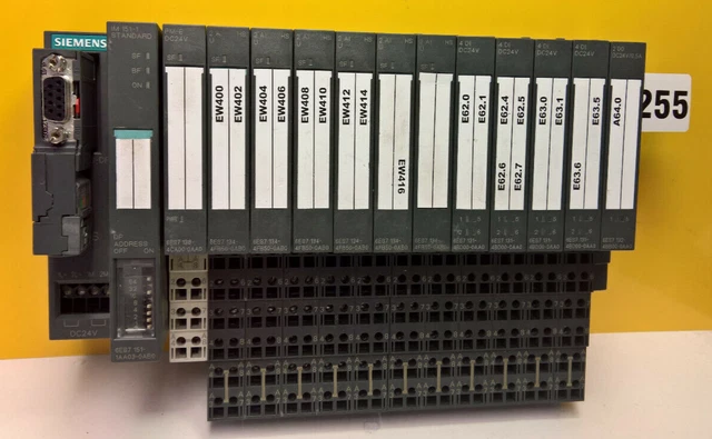 SIEMENS SIMATIC DP ET 200S IM 151-1 (6ES7151-1AA03-0AB0) + Peripherie ...