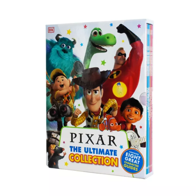 Disney Pixar The Ultimate 8 Books Children Collection Paperback Gift Box Set