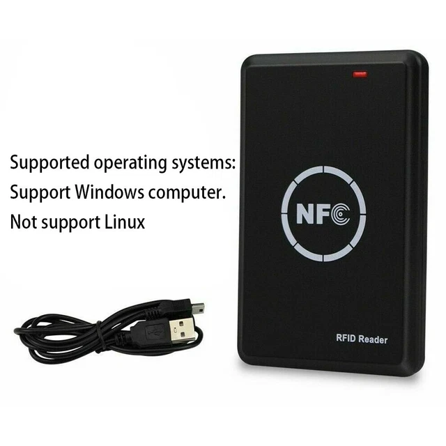 RFID DUPLICATOR KEY Fob NFC Smart Card Reader Writer Encrypted ...