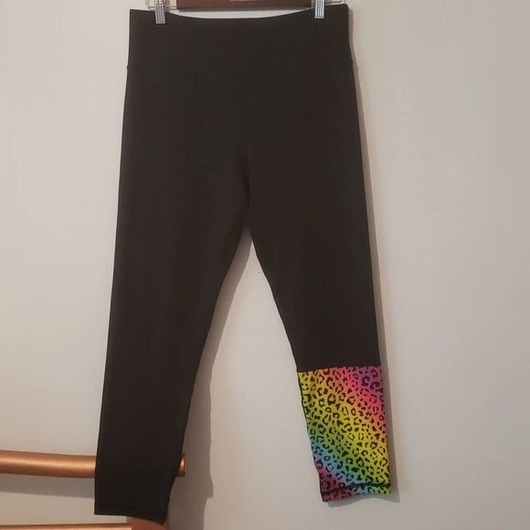 ZYIA ACTIVE WEAR Leggings Black White Yoga Pants Womens Size S £23.56 -  PicClick UK