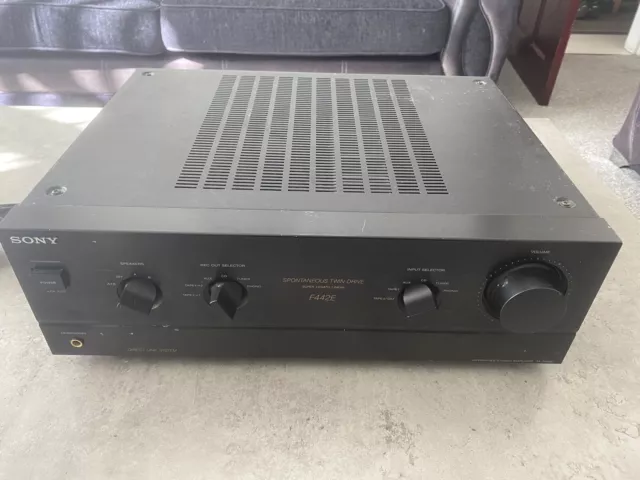 Sony TA-F442E Integrated stereo amplifier spontaneous twin drive - UNTESTED