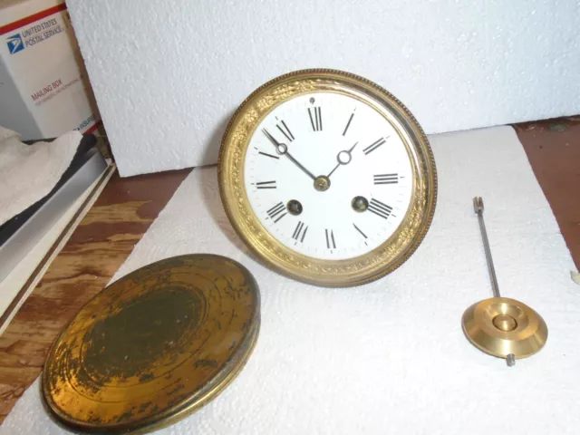 Antique-French "Marti" Clock Movement-Ca.1880-To Restore-#V79