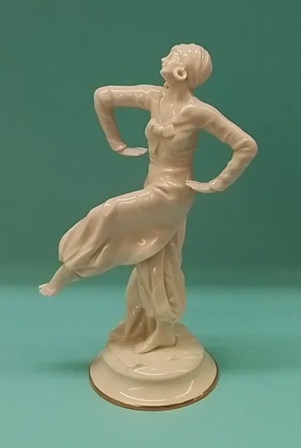 Älteste Volkstedt Porzellan figur Tänzerin  Art Deco