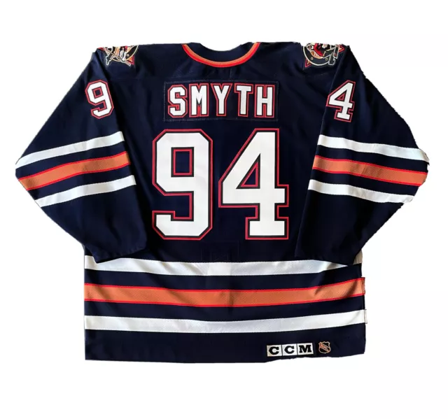 RYAN SMYTH Edmonton Oilers 2006 CCM NHL Vintage Throwback Jersey - Custom  Throwback Jerseys