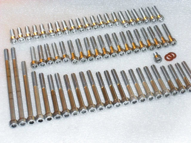 Stainless Steel Allen Bolt Kit For Suzuki GN125, GS125, DR200, SP200 Engine Covers & Cylinder